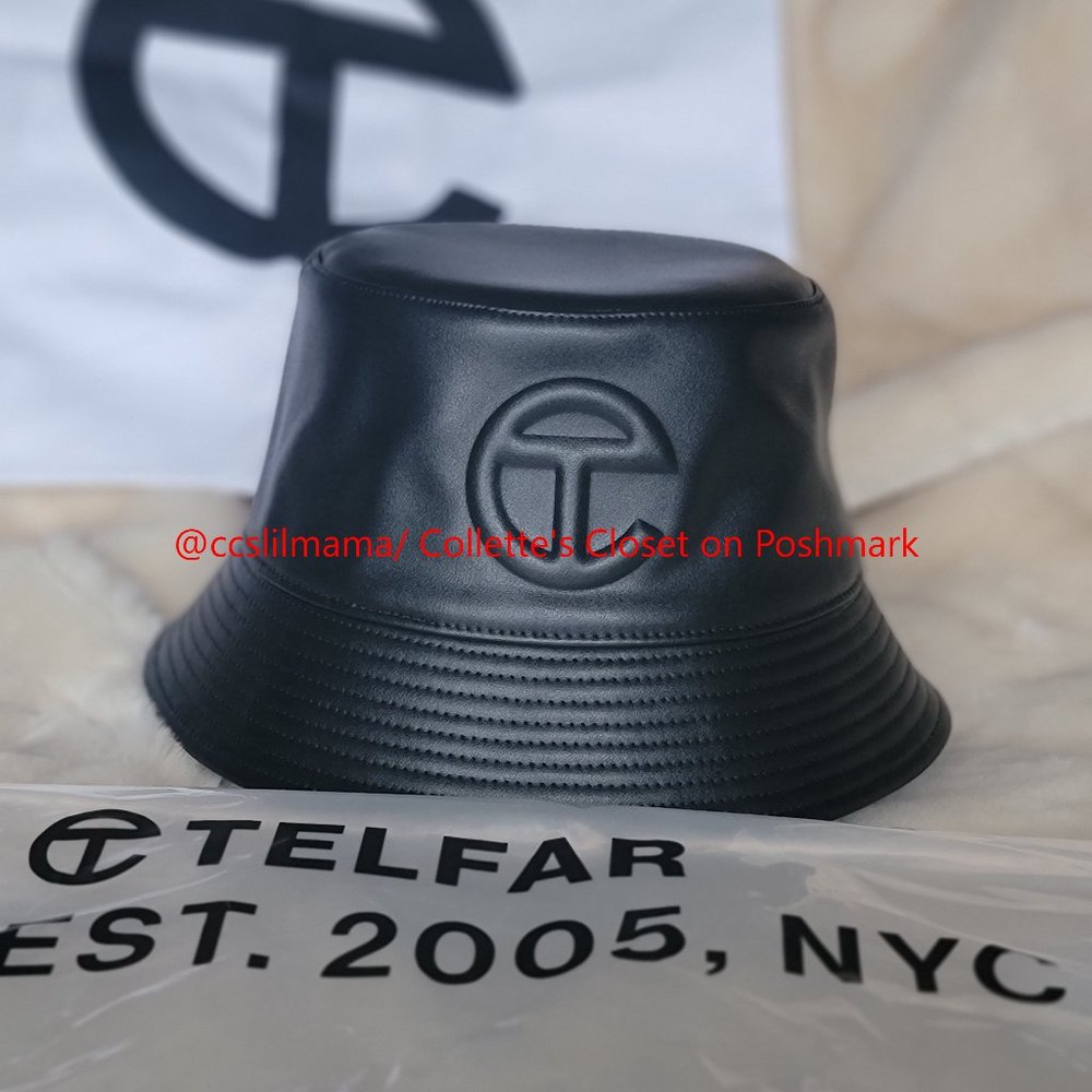 Telfar Bucket Hat - Black - Small/ Medium - Unisex - Picture 6 of 7